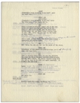 Moe Howard's 11pp. Script for ''The New Three Stooges'' Episode ''Goldibear and the Three Stooges'', Circa 1965 -- Annotated by Moe With His Signatures -- 8.5'' x 11'' Loose Pages, Near Fine